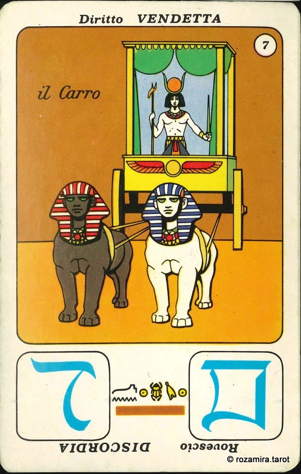 Aperol Tarot - Tarocchi Mazzo Egizio Barbieri