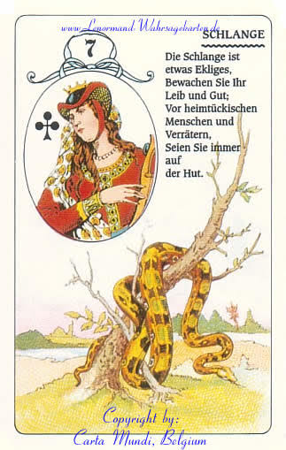 Carta Mundi Lenormand (с немецкими стихами)