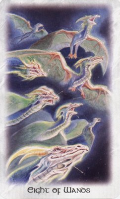 Celtic dragon tarot