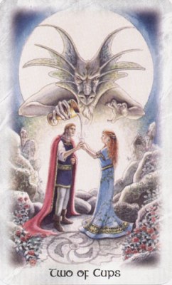 Celtic dragon tarot