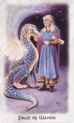 Celtic dragon tarot