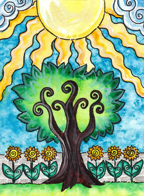 Tarot of Trees by Dana Driscoll