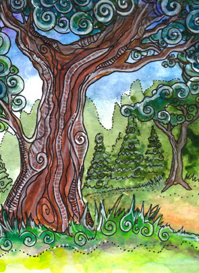 Tarot of Trees by Dana Driscoll