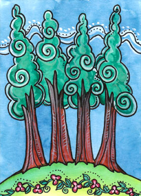 Tarot of Trees by Dana Driscoll