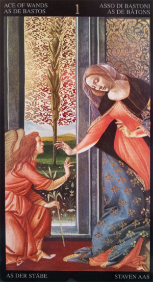 Golden Botticelli tarot