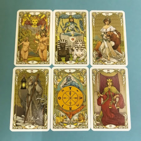 Golden Art Nouveau Tarot (мини)