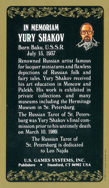 Russian Tarot Of Petersburg