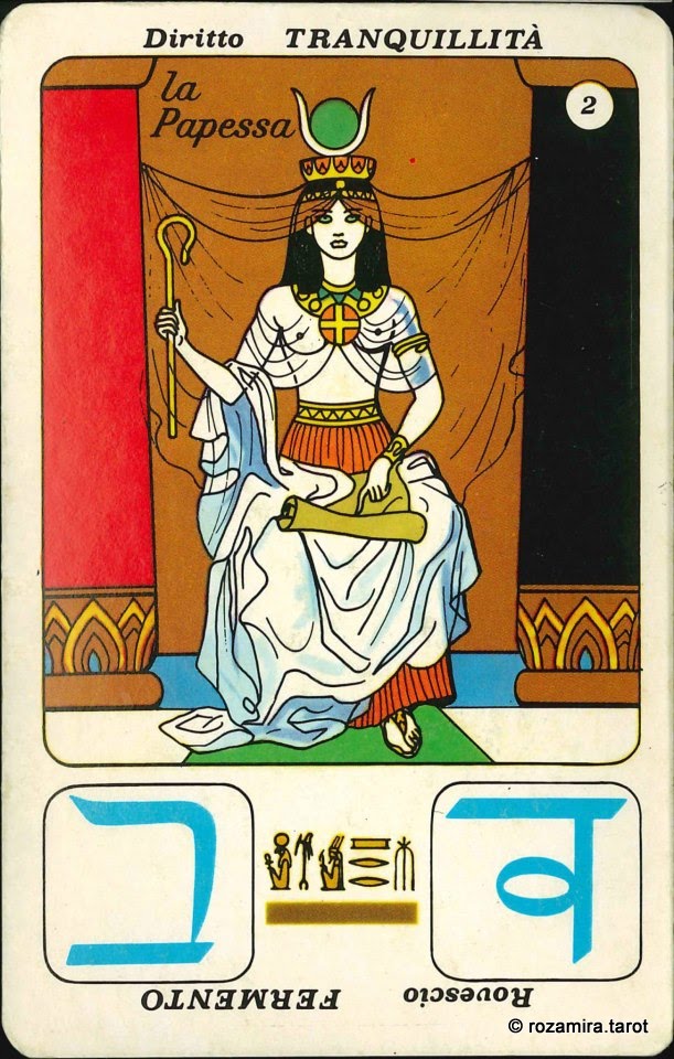 Aperol Tarot - Tarocchi Mazzo Egizio Barbieri