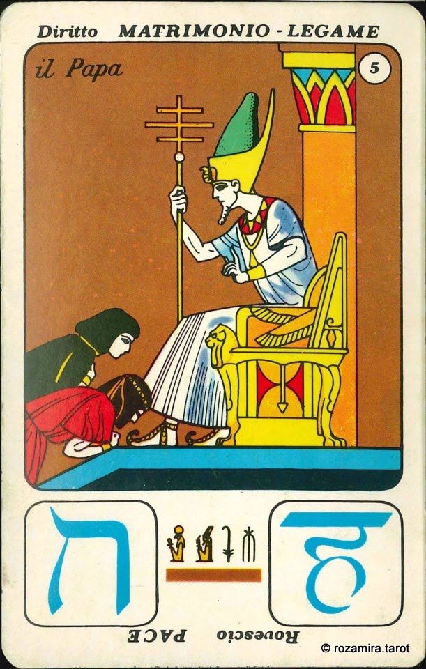 Aperol Tarot - Tarocchi Mazzo Egizio Barbieri