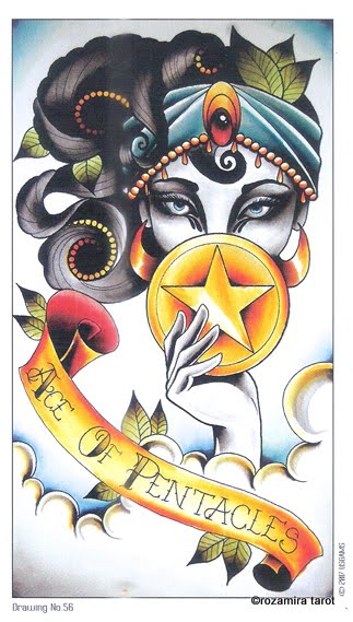 Eight Coins Tattoo Tarot