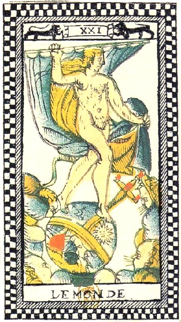 Tarot de Paris (22 cards) XVII