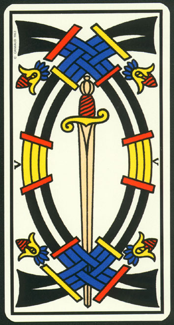 Tarot of Marseilles by Nicolas Convert 1963