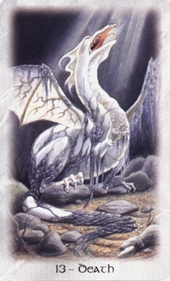 Celtic dragon tarot