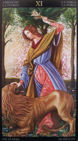 Golden Botticelli tarot