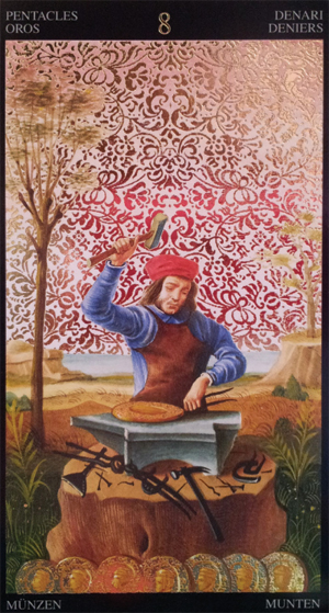 Golden Botticelli tarot