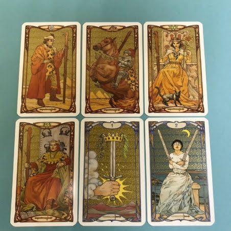 Golden Art Nouveau Tarot (мини)
