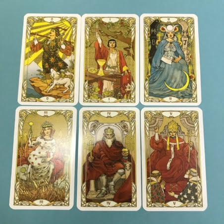 Golden Art Nouveau Tarot (мини)